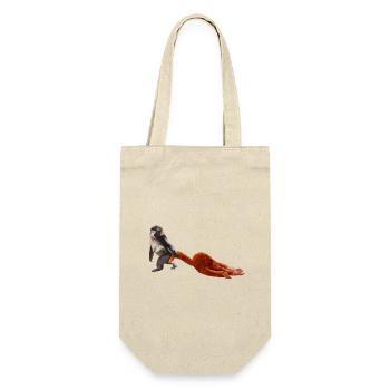 Punch - the little monkey - Gift Bag for Bottles - nature - Front
