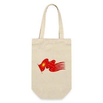 Oriflamme - Sun on Fire Flag - Gift Bag for Bottles - nature - Front