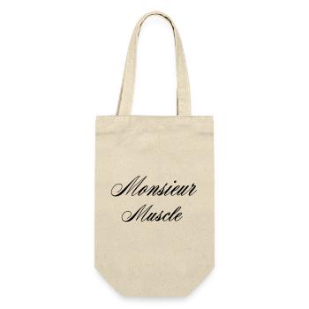 Monsieur Muscle Humour Sport - Sac à bouteille - nature - Devant