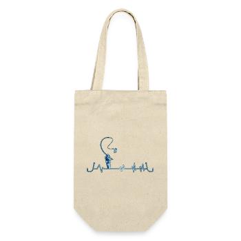 Heartbeat Fishing Angler Fish - Gift Bag for Bottles - nature - Front