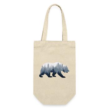 Ours de la nature de la forêt - Sac à bouteille - nature - Devant