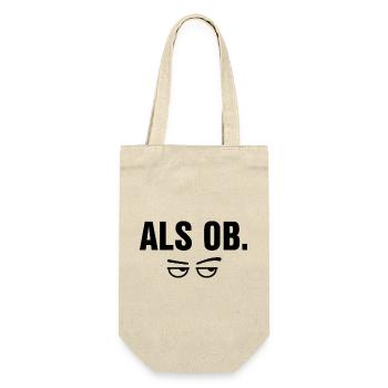 As if funny sarcasm irony saying with eyes - Gift Bag for Bottles - nature - Front