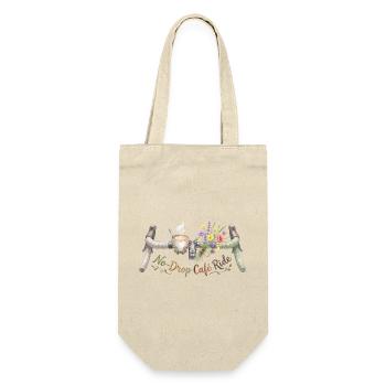 No-Drop Cafe Ride Watercolor Art - Gift Bag for Bottles - nature - Front