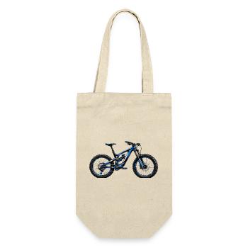 MTB Fully Bike Side View Technology Enduro Frame - Gift Bag for Bottles - nature - Front