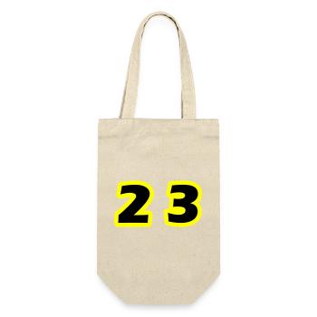 Symbole du chiffre 23 - Sac à bouteille - nature - Devant
