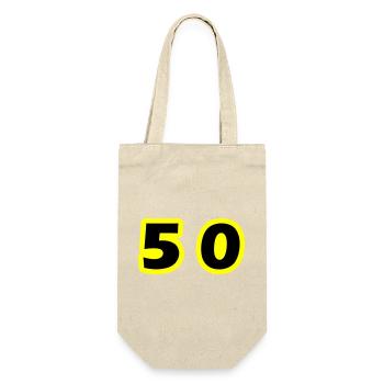 Symbole de 50 chiffres - Sac à bouteille - nature - Devant