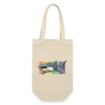 Whale Shark Rhincodon typus - Gift Bag for Bottles - nature - Front
