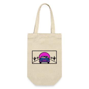 Desert Highway Car Logo - Gift Bag for Bottles - nature - Front