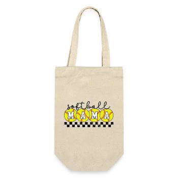 Softball Mama Game Day - Gift Bag for Bottles - nature - Front