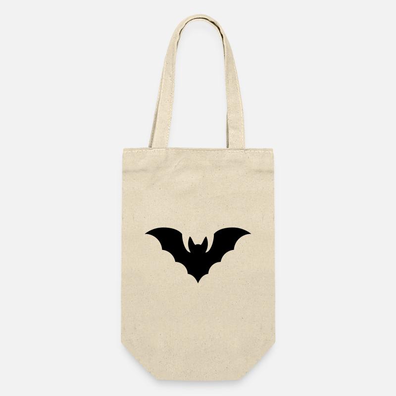 Fledermaus - Geschenkbeutel für Flaschen - Natur