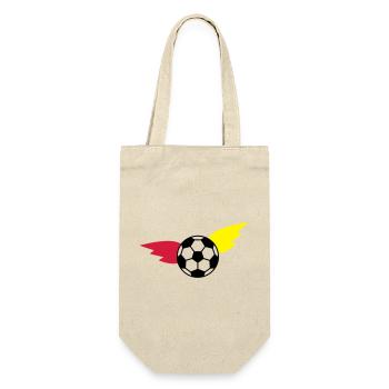 Soccer Flying Ball Flag Championship - Gift Bag for Bottles - nature - Front