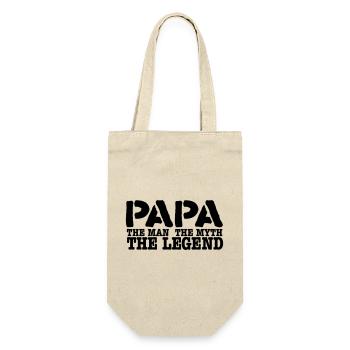 papa - Gift Bag for Bottles - nature - Front