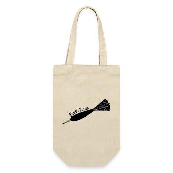 Dart, Darts, darten, Dart T-Shirt, Darts Shirt - Geschenkbeutel für Flaschen - Natur - Vorne