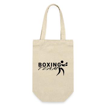 Boxing Team - Gift Bag for Bottles - nature - Front