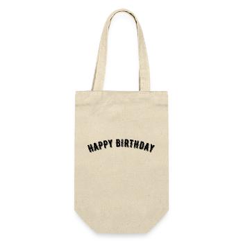 Happy Birthday - Gift Bag for Bottles - nature - Front