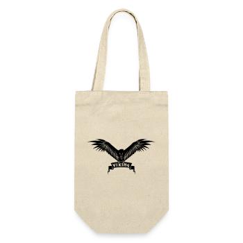 Viking crow - Gift Bag for Bottles - nature - Front