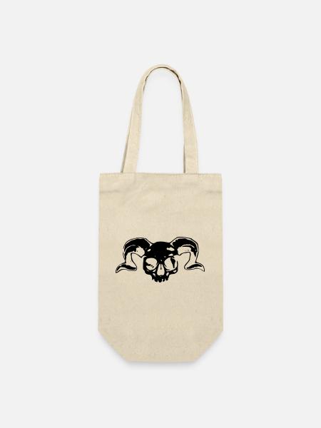 HornSkull - Geschenkbeutel für Flaschen - Natur