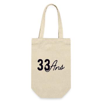 33 Ans - Sac à bouteille - nature - Devant