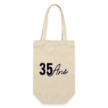 35 Ans - Sac à bouteille - nature - Devant