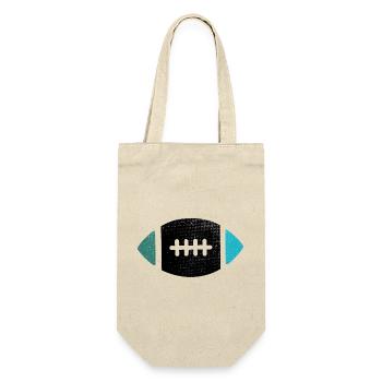 Rugby Rugby ball for real rugby players - Gift Bag for Bottles - nature - Front