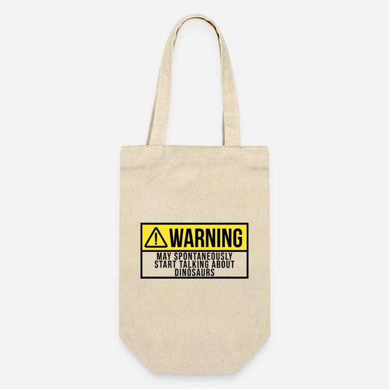 May Spontaneously Start Talking About Dinosaurs - Gift Bag for Bottles - nature