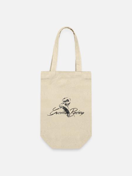 Guerilla Schrift 2 - Geschenkbeutel für Flaschen - Natur