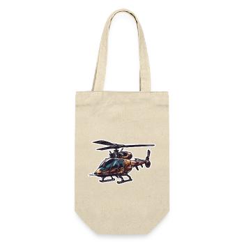 Helicopter / Helicopter / Flying / Aviation - Gift Bag for Bottles - nature - Front
