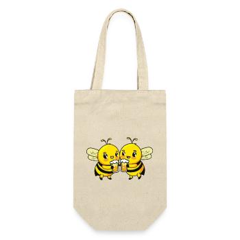 Bee Beer Funny Booze - Gift Bag for Bottles - nature - Front