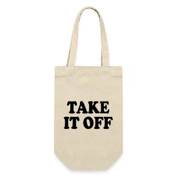 Take it off - Gift Bag for Bottles - nature - Front