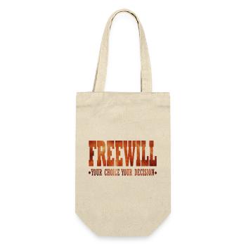 FreeWill - Gift Bag for Bottles - nature - Front