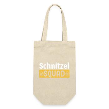 Schnitzel Squad Bayern Humor - Geschenkbeutel für Flaschen - Natur - Vorne