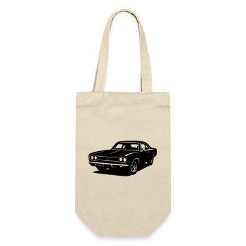 Muscle Car - Geschenkbeutel für Flaschen - Natur - Vorne
