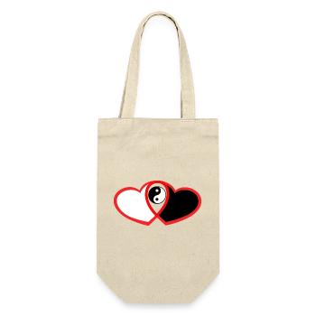 Beingungslose Liebe - Geschenkbeutel für Flaschen - Natur - Vorne