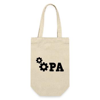 Grandpa Gear Repair - Mechanic Repair Car - Gift Bag for Bottles - nature - Front