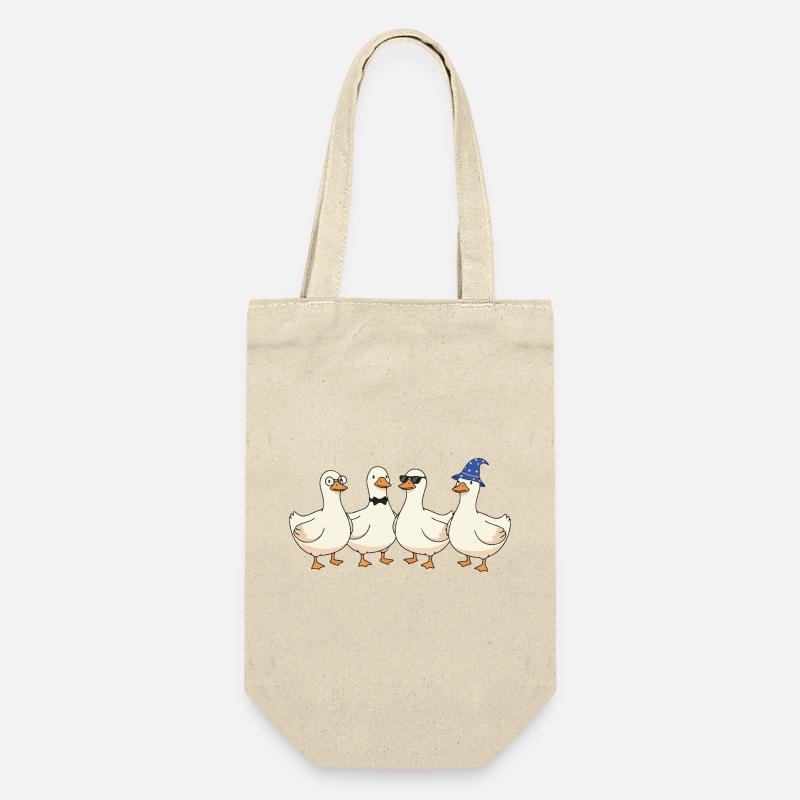 Quackquartet with style - Gift Bag for Bottles - nature