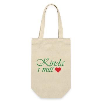 Irgendwie in meinem Herzen - Geschenkbeutel für Flaschen - Natur - Vorne