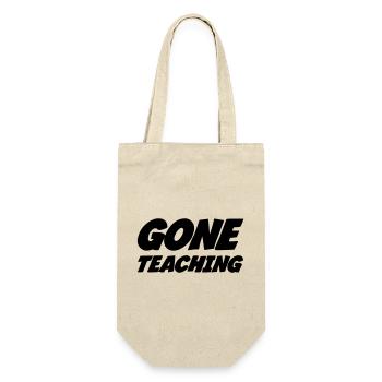Teaching Party: Design Humor Teacher in Action - Gift Bag for Bottles - nature - Front