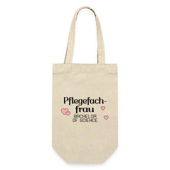 Bachelor's Degree in Nursing - Degree in Nursing - Gift Bag for Bottles - nature - Front