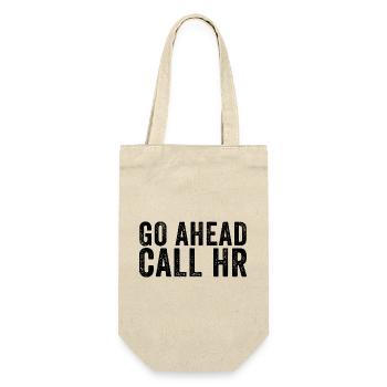 Go ahead, call the HR department! Sarkas - Gift Bag for Bottles - nature - Front