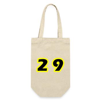 29 Number Symbol - Gift Bag for Bottles - nature - Front