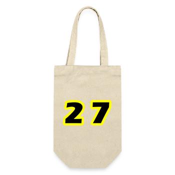 27 Number Symbol - Gift Bag for Bottles - nature - Front