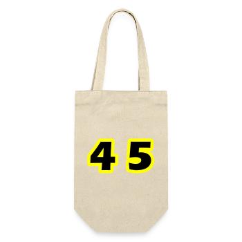 Symbole du chiffre 45 - Sac à bouteille - nature - Devant