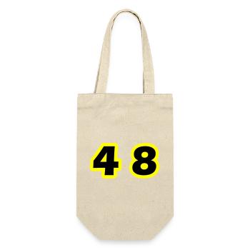 48 Number Symbol - Gift Bag for Bottles - nature - Front