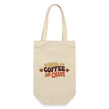 Running on Coffee and Chaos - Gift Bag for Bottles - nature - Front
