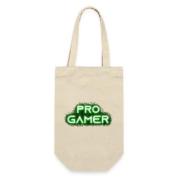 Pro Gamer Design für Esport Skill Wettbewerb - Geschenkbeutel für Flaschen - Natur - Vorne