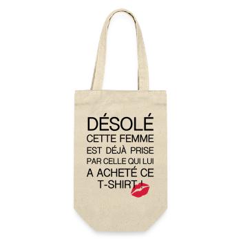 desole femme prise - Sac à bouteille - nature - Devant