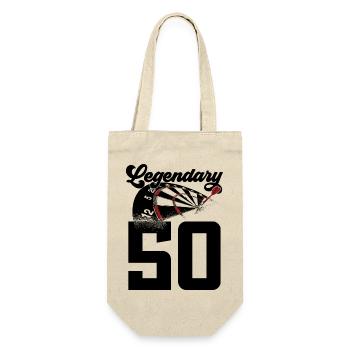 50TH BIRTHDAY DART LEGEND 1976 - Gift Bag for Bottles - nature - Front