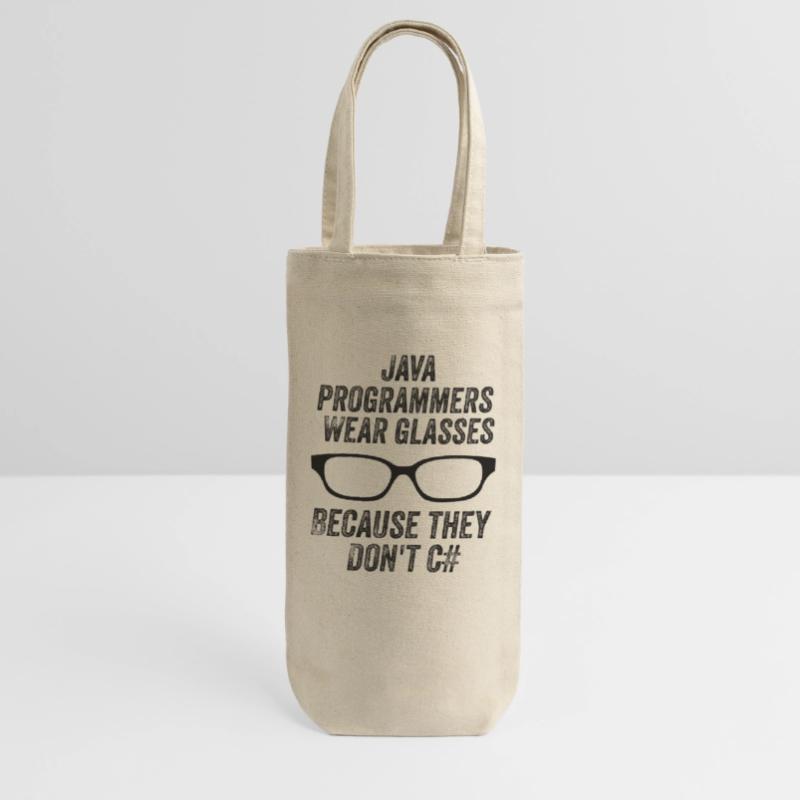 Drôles de programmeurs Java Sac à bouteille