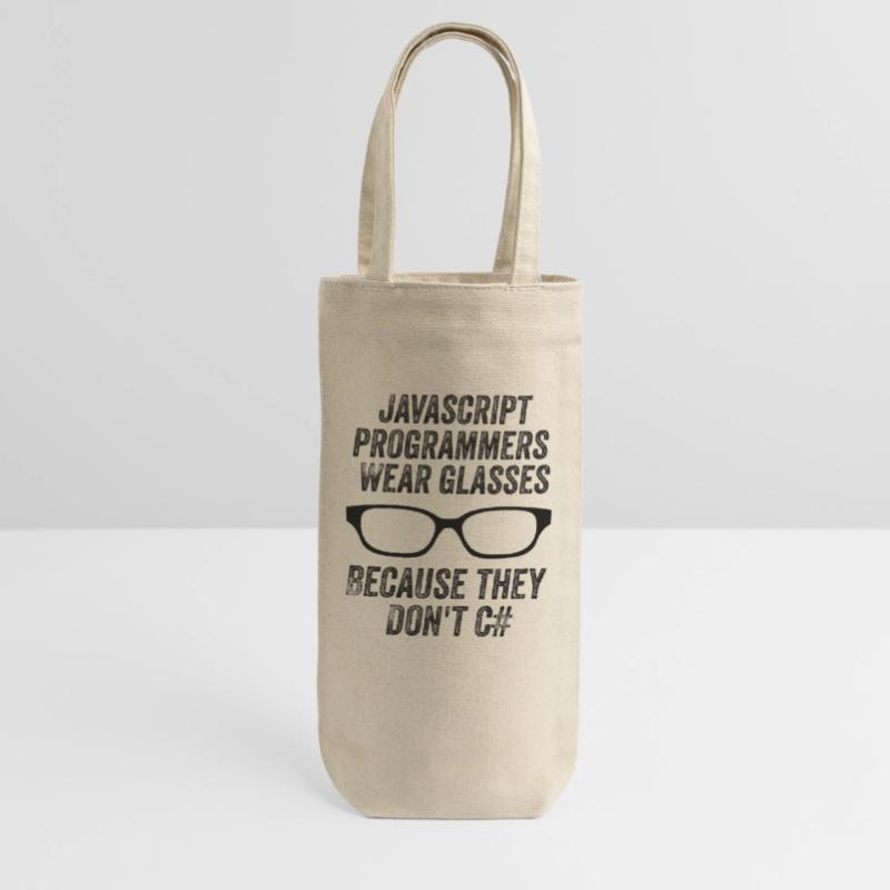 Funny Javascript Programmers Gift Bag for Bottles