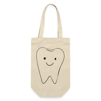 Tooth sweet - Gift Bag for Bottles - nature - Front